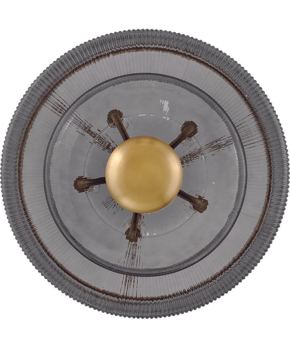 Adella 5-Light Large Pendant in Lacquered Brass