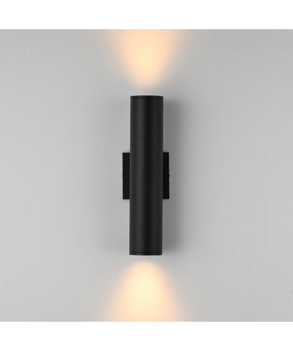 Caldera Outdoor Wall Sconce - 15 inch Black