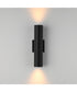 Caldera Outdoor Wall Sconce - 15 inch Black
