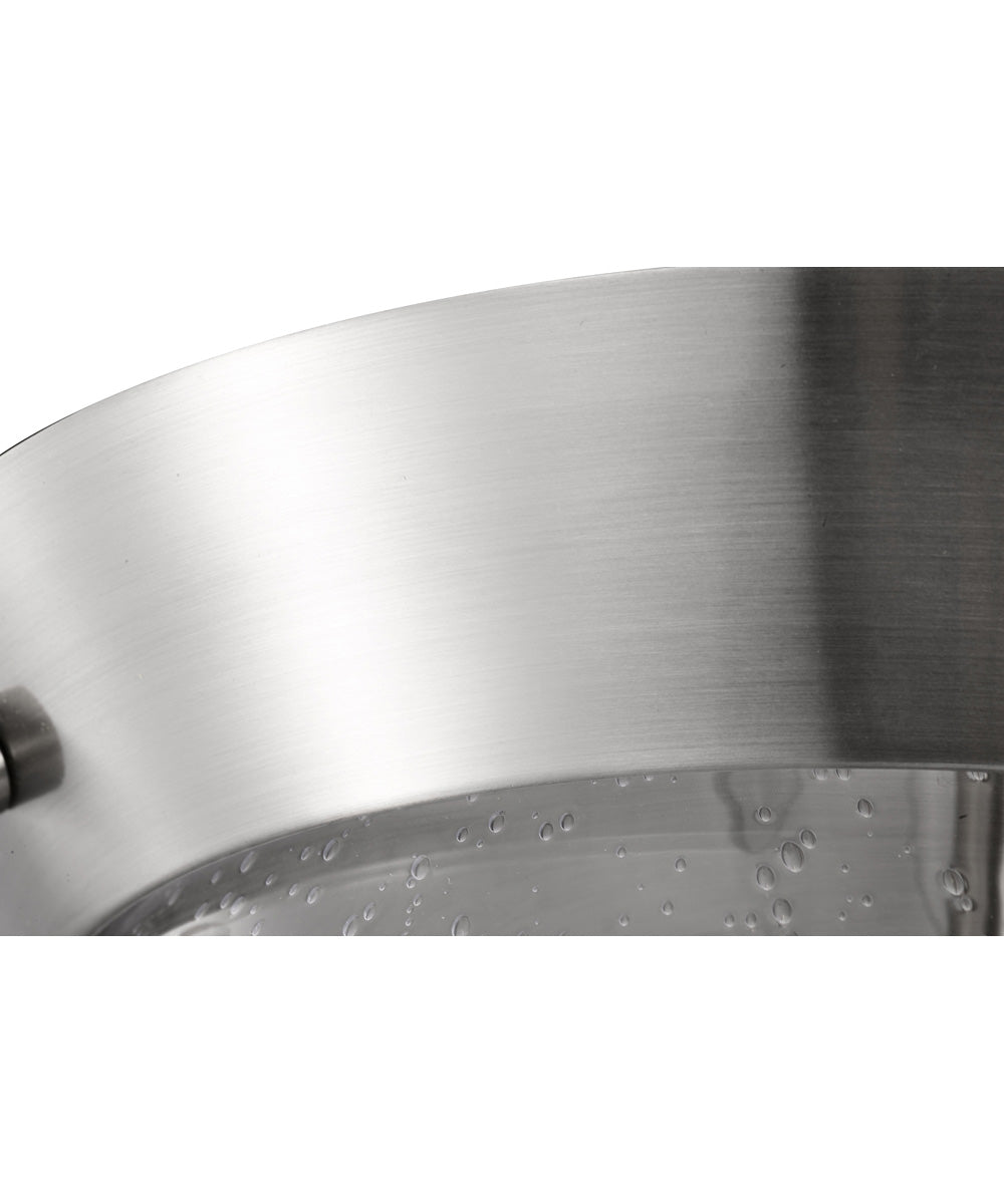 Boliver 3-Light Close-to-Ceiling Brushed Nickel