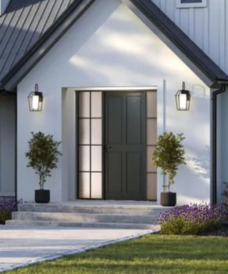 Chilton 1-Light 18"h Large Outdoor Wall Lantern Etched Opal Glass Textured Black Finish by Progress