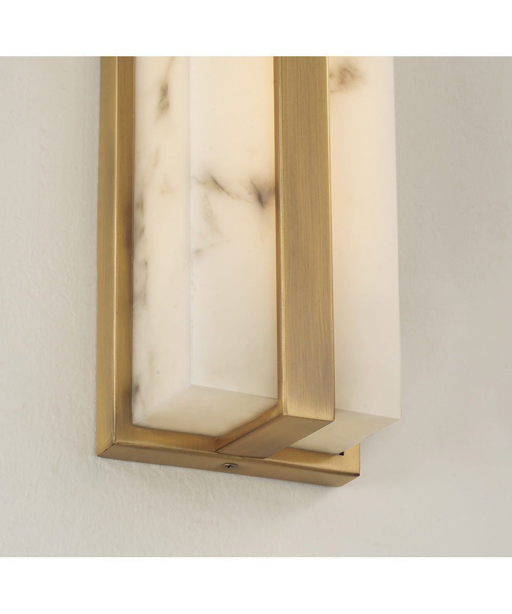Noah 1-Light Sconce Aged Brass