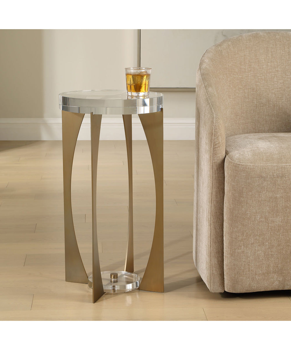 Kolkata Brass Accent Table
