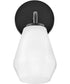 Gio 1-Light Medium Single Light Vanity in Black