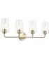 Celino 4-Light Bath & Vanity Champagne Bronze