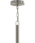 Mack 5-Light Chandelier with Layered Glass Shades Brushed Nickel