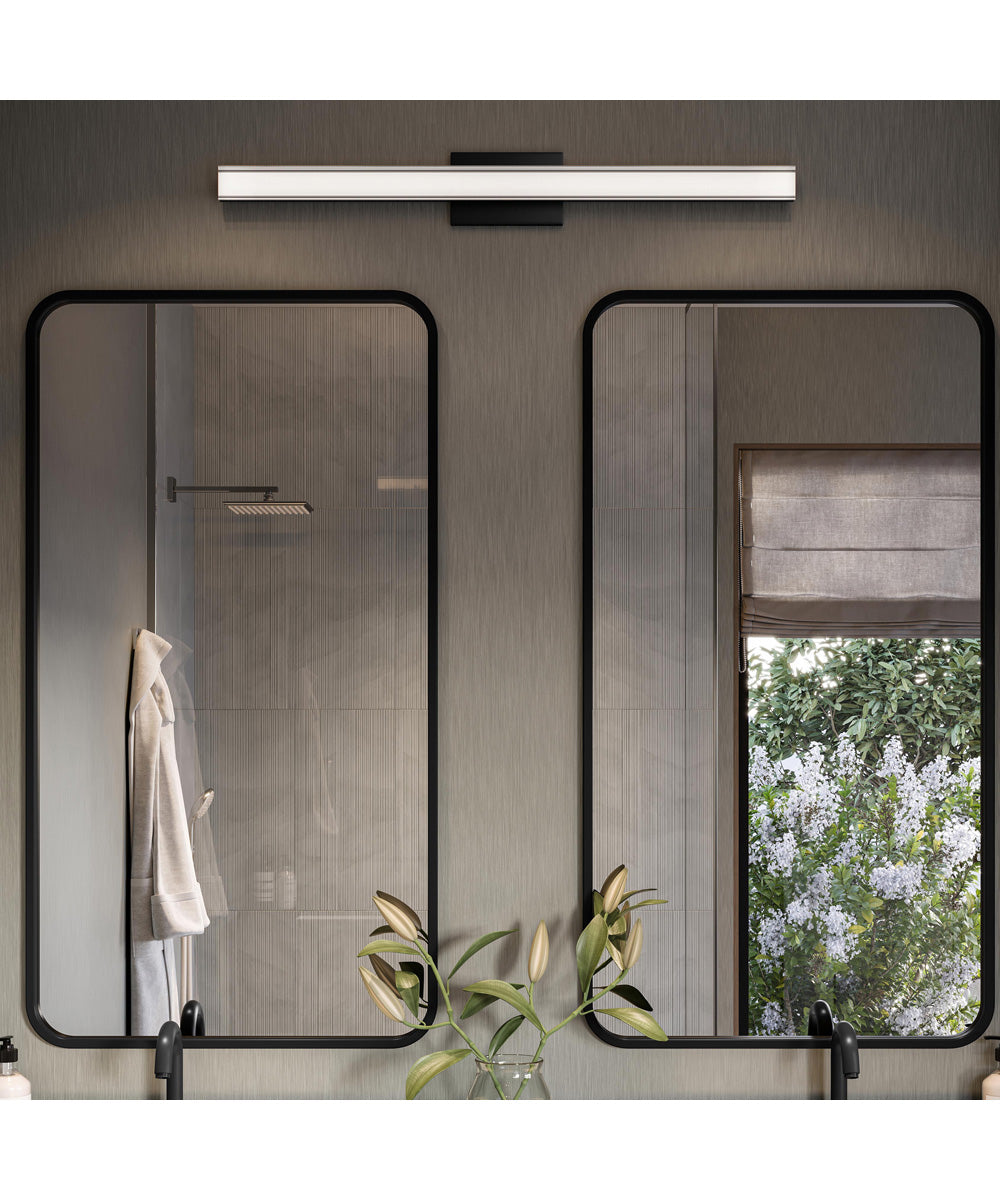 Phase 6.3 36 in. 5CCT Integrated LED Linear Vanity Light Black