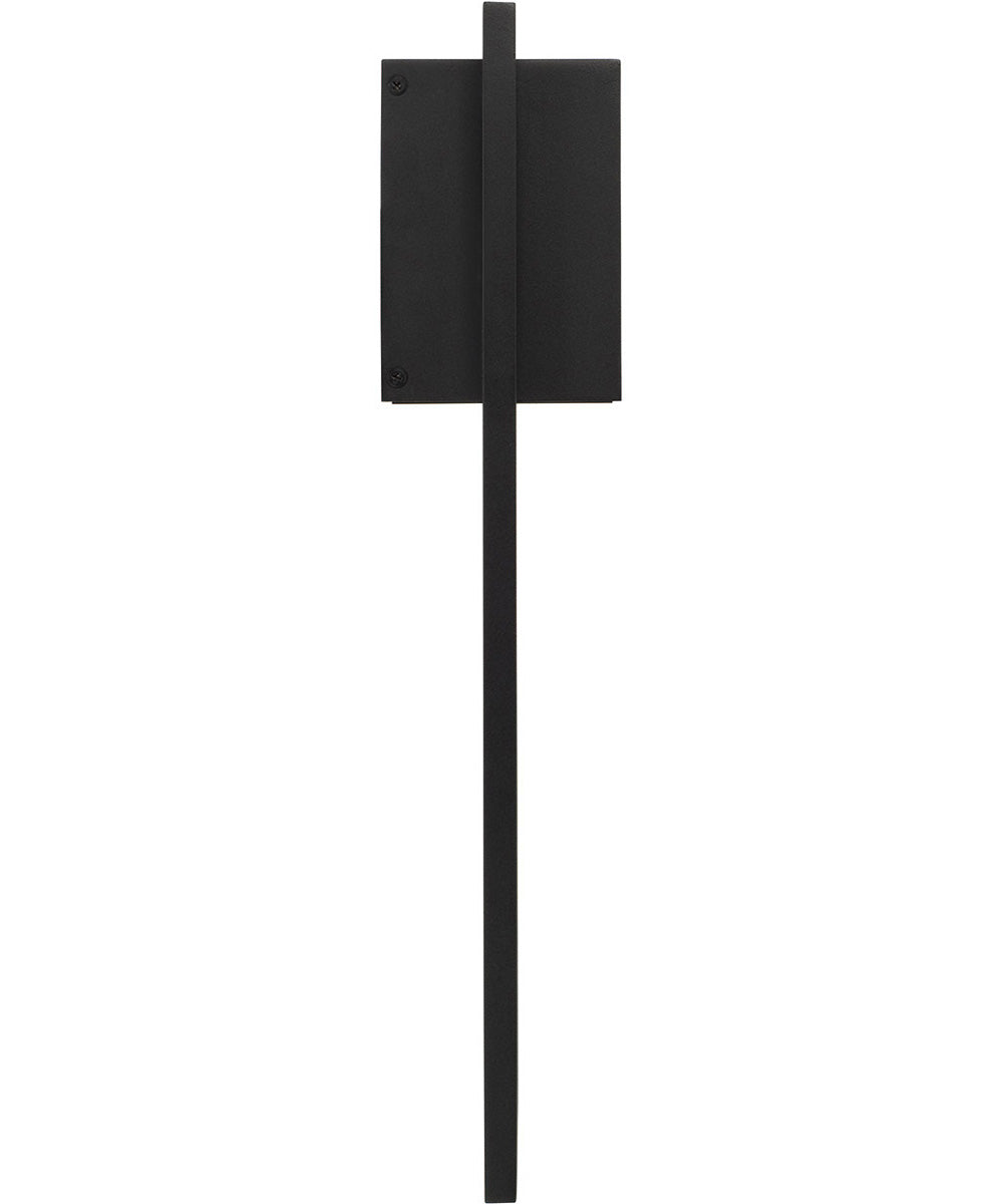 Nate 1-Light Outdoor Wall-Lantern Black