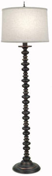 63"H Oxidized Bronze Signature by Stiffel Floor Lamp, 3-Way