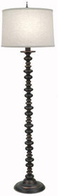 63"H Oxidized Bronze Signature by Stiffel Floor Lamp, 3-Way
