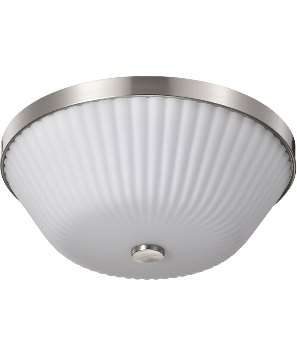 Royale 3-Light Close-to-Ceiling Brushed Nickel