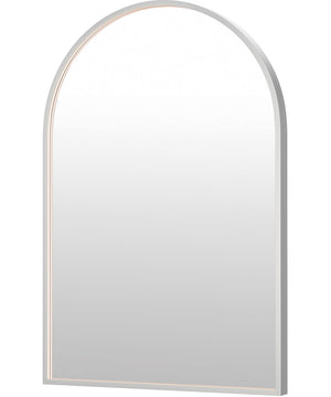 Elisse 24x36 Arch SN LED MIRROR Satin Nickel