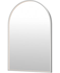 Elisse 24x36 Arch SN LED MIRROR Satin Nickel