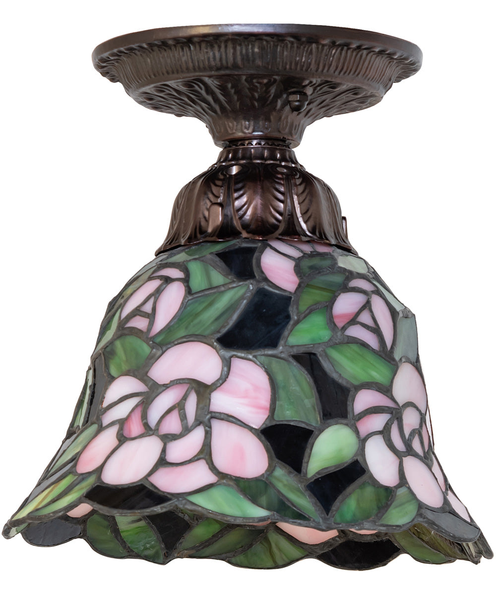 8" Wide Begonia Flushmount