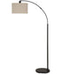 Arc Floor Lamp with Black Finish