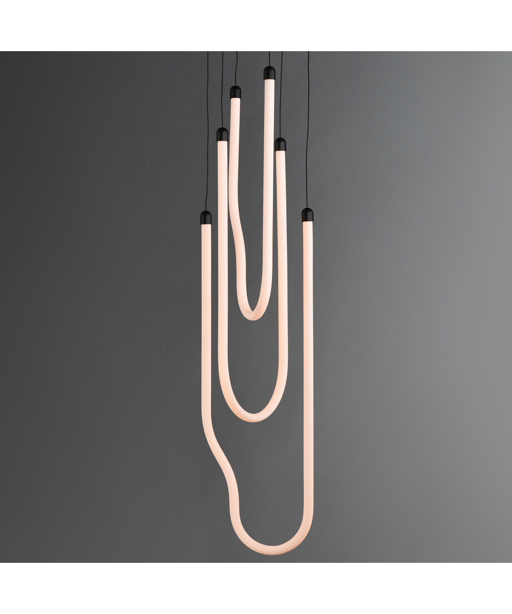 Soleil 3-Light LED Pendant Black