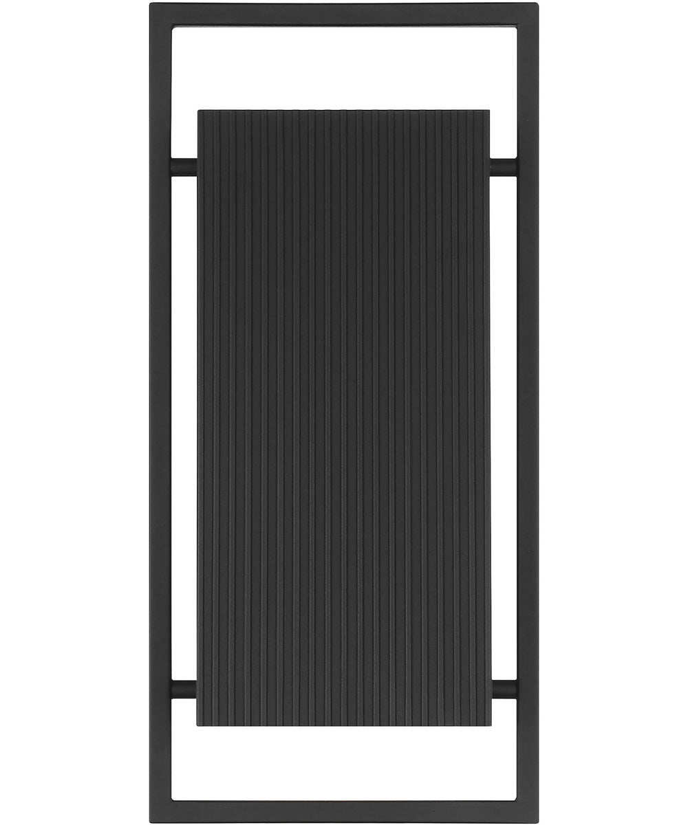 Pine Hills 1 Light Wall Lantern Black
