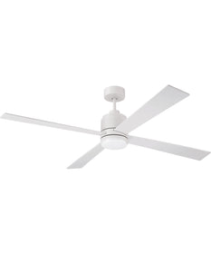 60"W McCoy 4-Blade LED Ceiling Fan White
