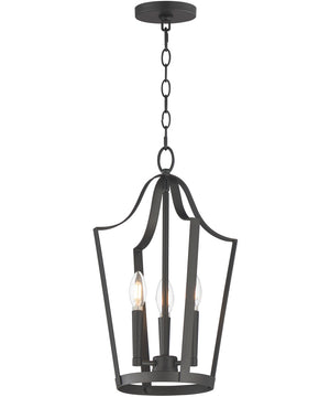 Arden 3-Light Pendant Black