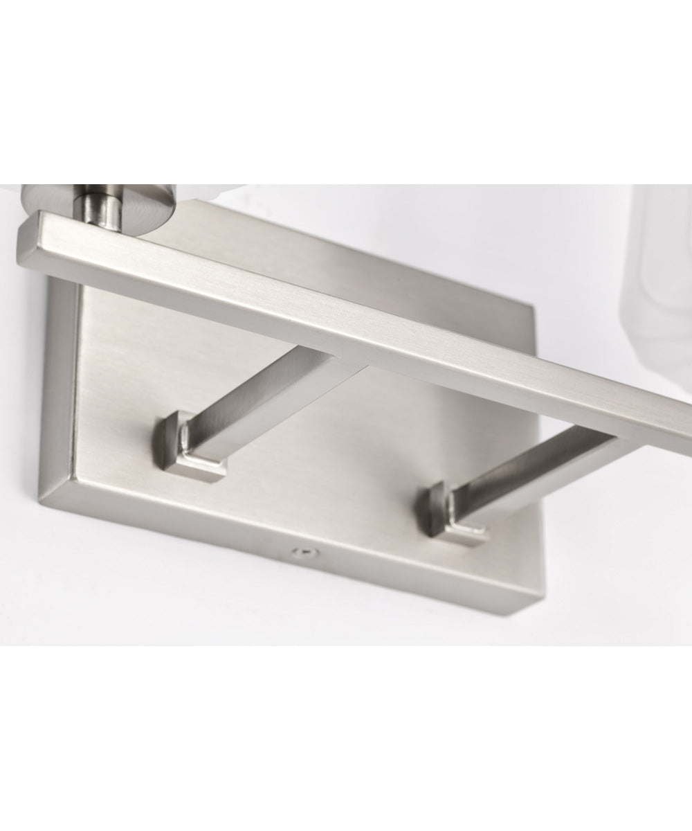 Lune 2-Light Vanity & Wall Brushed Nickel