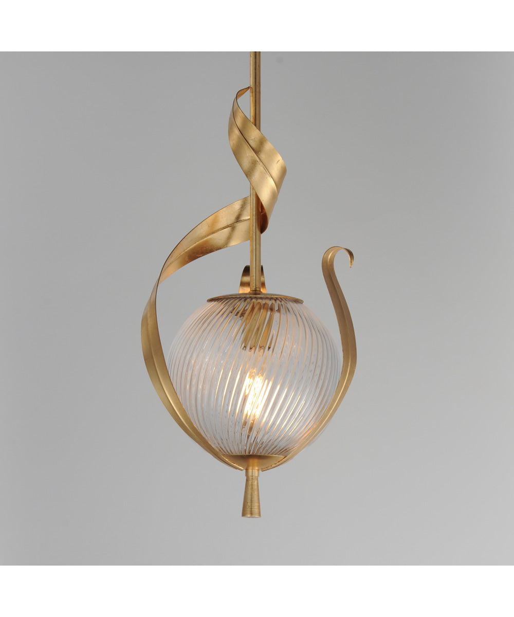 Firenze Single Pendant Gold Leaf
