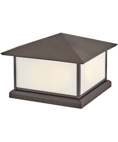 Walter 2-Light Large Pier Mount Lantern 12v in Textured Oil Rubbed Bronze