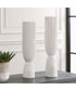 Kimist White Vases, Set of 2