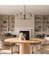 Reines 5-Light Medium Chandelier Matte Black