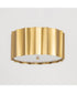 Allegra Flush Mount Weathered Brass
