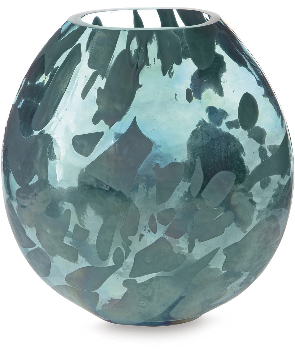 Cartshaw Vase Iridescent Teal