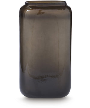 Sumner Vase Gray/Gold