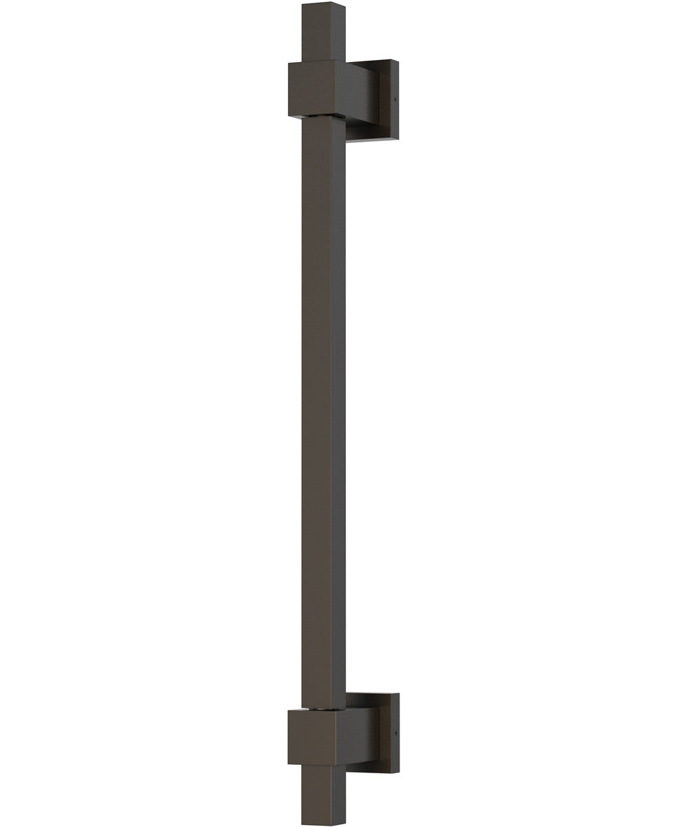 Cubist Square LED Wall Sconce Black