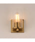 Livingston 1-Light Sconce Natural Aged Brass
