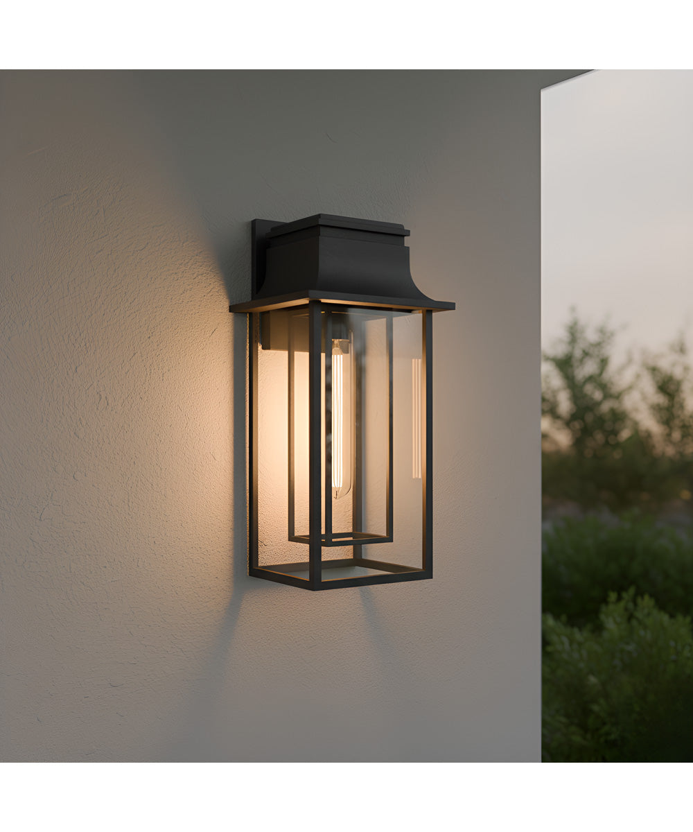 Garner 1-light Outdoor Wall Light Matte Black