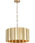 Allegra Large 1-Light Pendant Weathered Brass