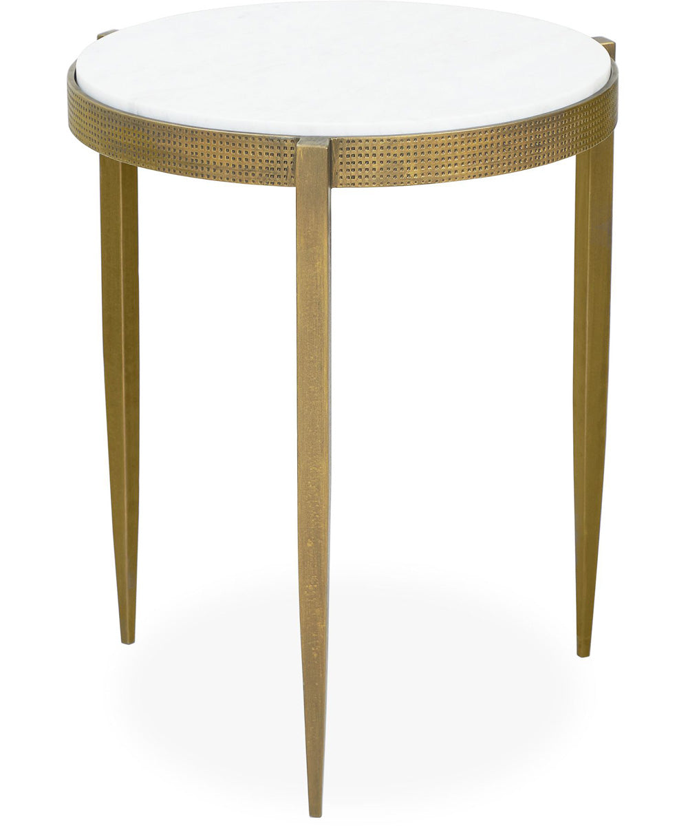 Ocilla Antique Brass Accent Table