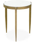 Ocilla Antique Brass Accent Table