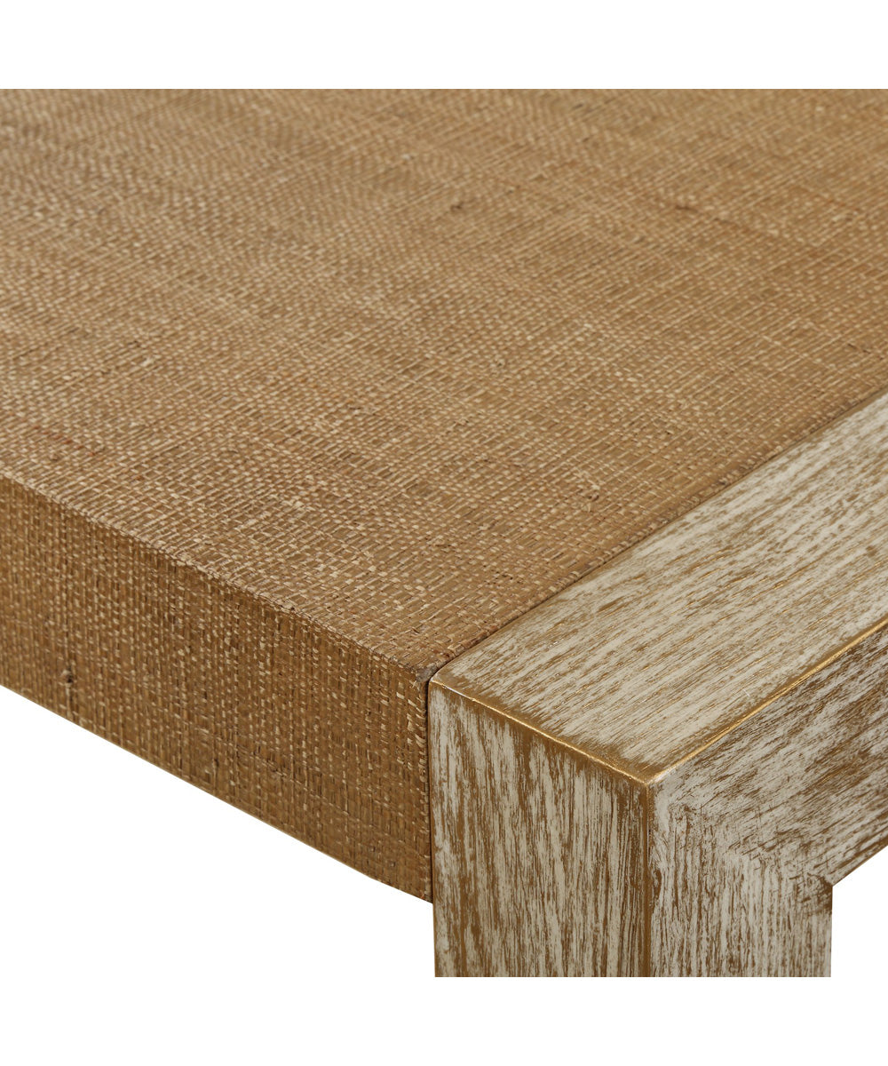 Bentley Grasscloth Console Table