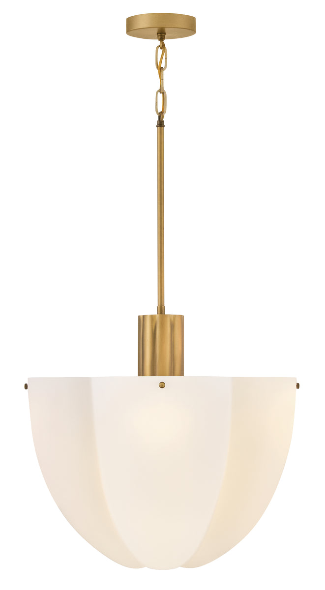 Becca 8-Light Large Pendant in Heritage Brass