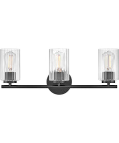 Leta 3-Light Medium Three Light Vanity in Black