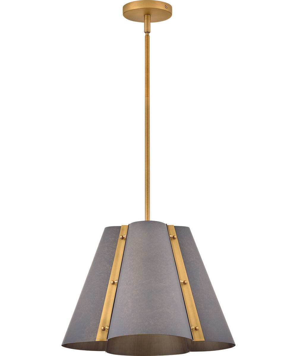 Bowman 1-Light Medium Pendant in Slate Bronze