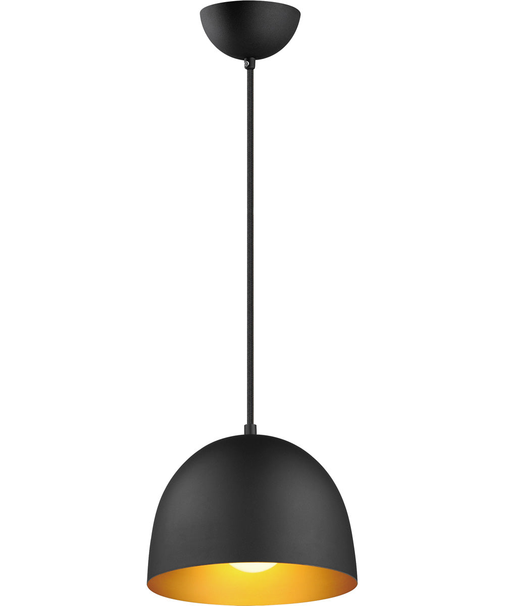Tova 9 inch Pendant Black / Gold