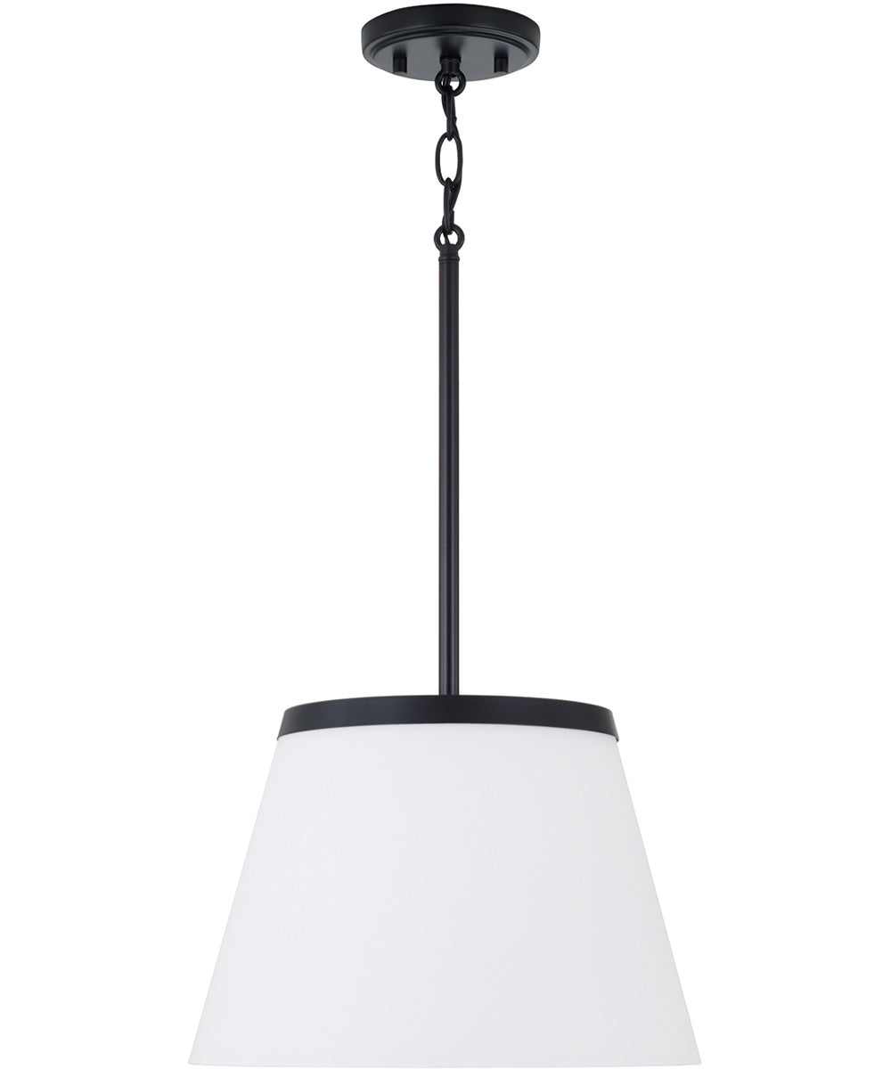 Drake 1-Light Pendant Matte Black