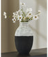 Girtha Vase Antique White/Black