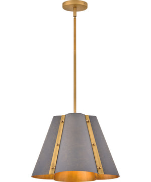 Bowman 1-Light Medium Pendant in Slate Bronze