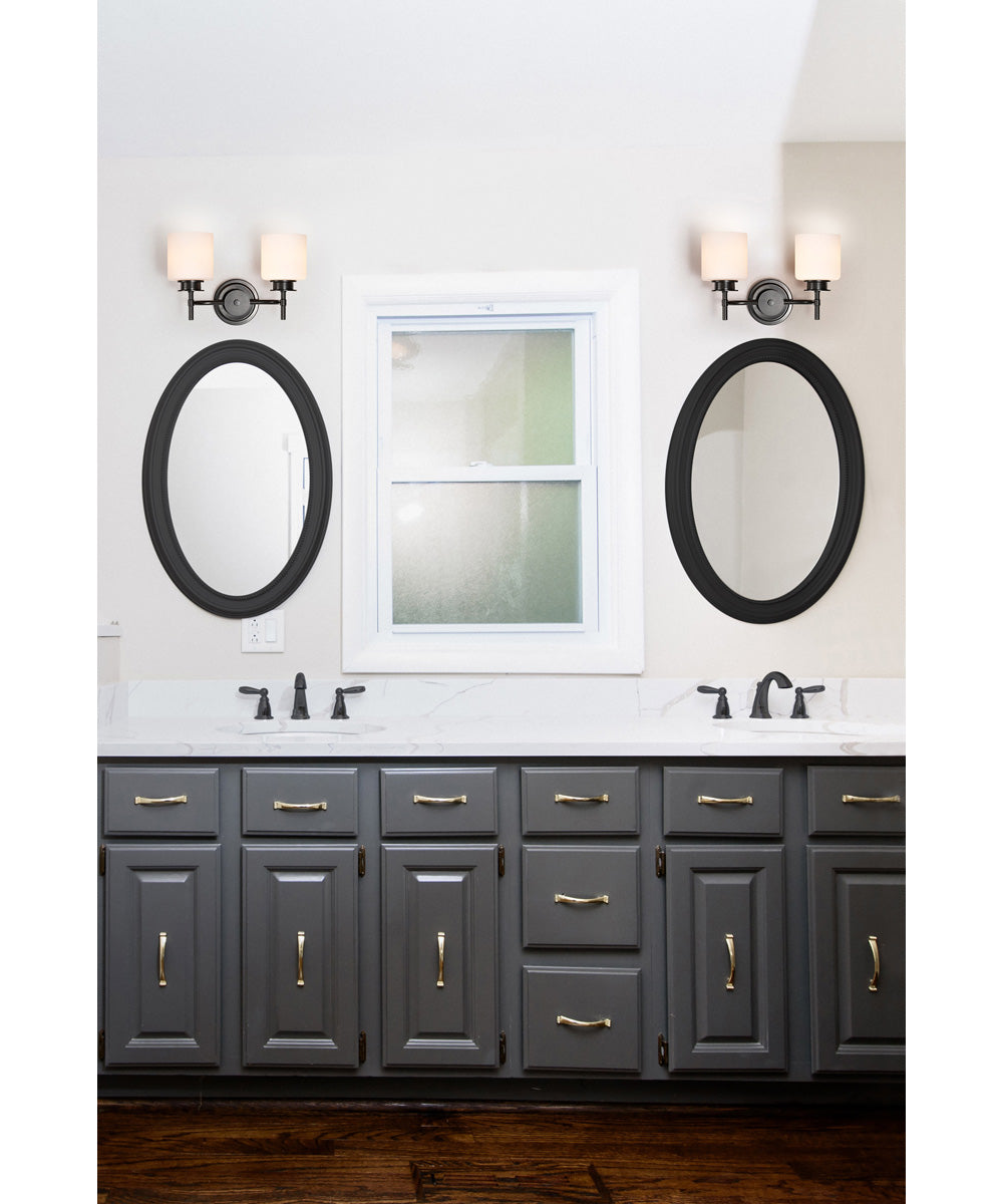 Warren 2-Light Vanity & Wall Gun Metal