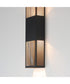 Grate 24 inch LED Outdoor Wall Sconce Black