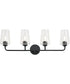 Celino 4-Light Bath & Vanity Black