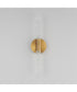 Duchess 2-Light Wall Sconce Natural Aged Brass