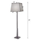 63"H Black Nickel Signature by Stiffel Floor Lamp, 3-Way